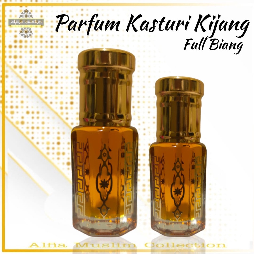 Parfum Saudi Kasturi Kijang Full Biang 6 ML Dan 3 ML Aroma Saudi Exclusive