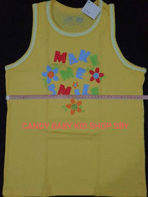 Singlet Anak Ryan Warna Size 14 Jumbo Besar Halus Murah Kaos Kutungan