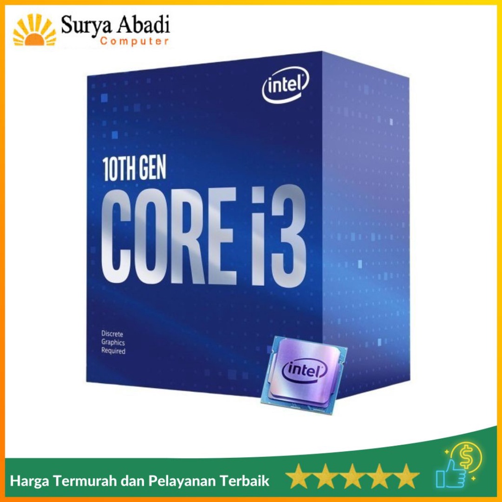 Jual INTEL CORE I3 10100F | Processor Intel Gen 10 Comet Lake LGA 1200 ...