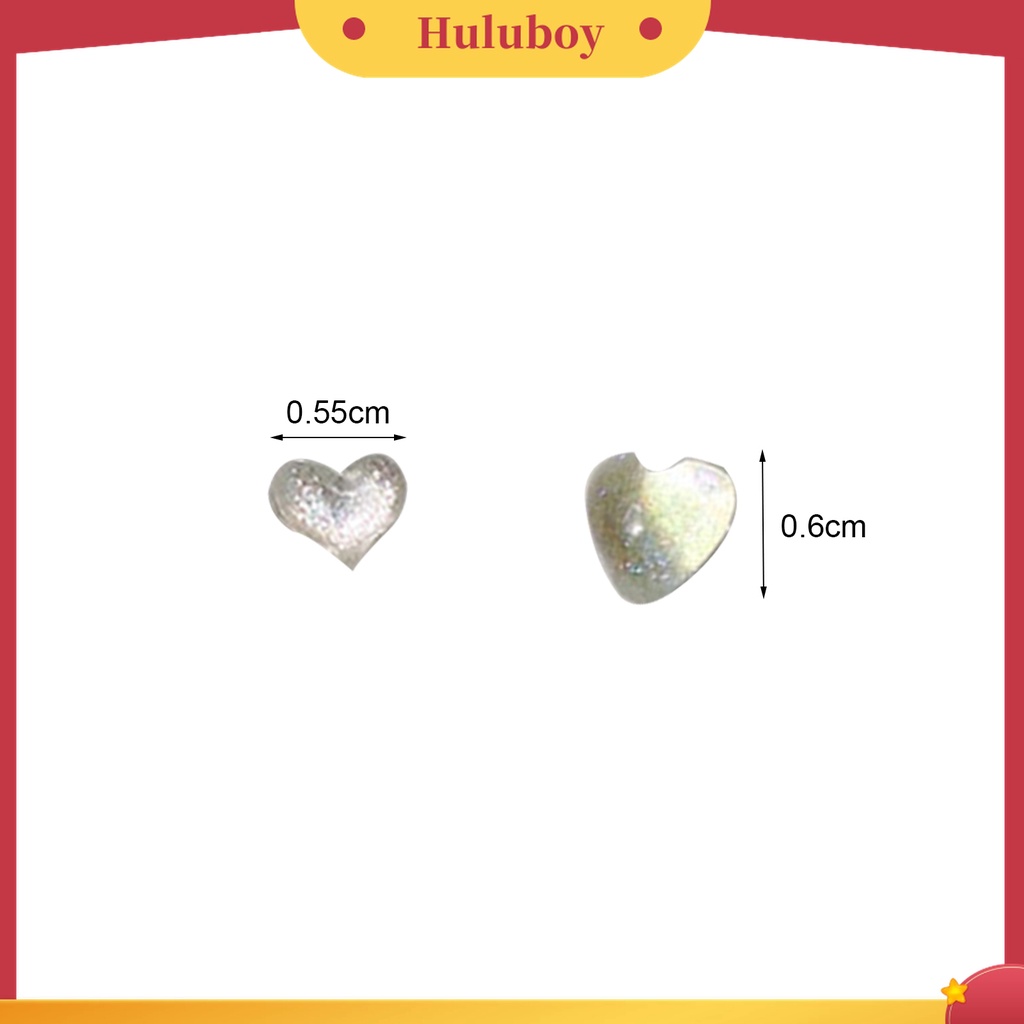 Huluboy Huluboy♡ 1 Kotak Dekorasi Kuku 3D Bahan Resin Tahan Air Untuk Hadiah Ulang Tahun