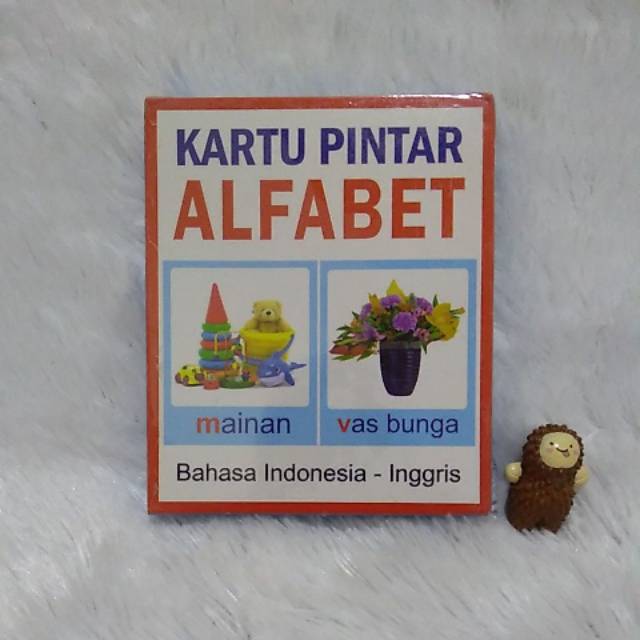 Flashcard kartu pintar alfabet - flash card murah surabaya