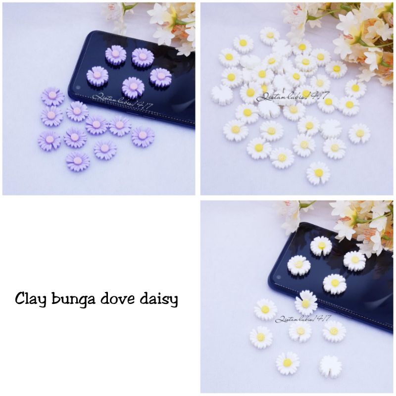 Clay bunga daisy