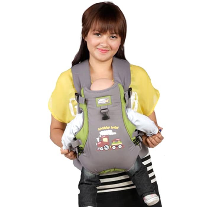 Gendongan Bayi Snobby Ransel dan Tas Dwi Fungsi Amazing Gray