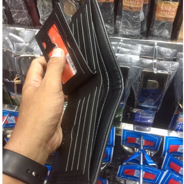 dompet pria bahan kulit sintetis impor murah meriah tapi bagus #dompet #dompetlipat #dompetpria