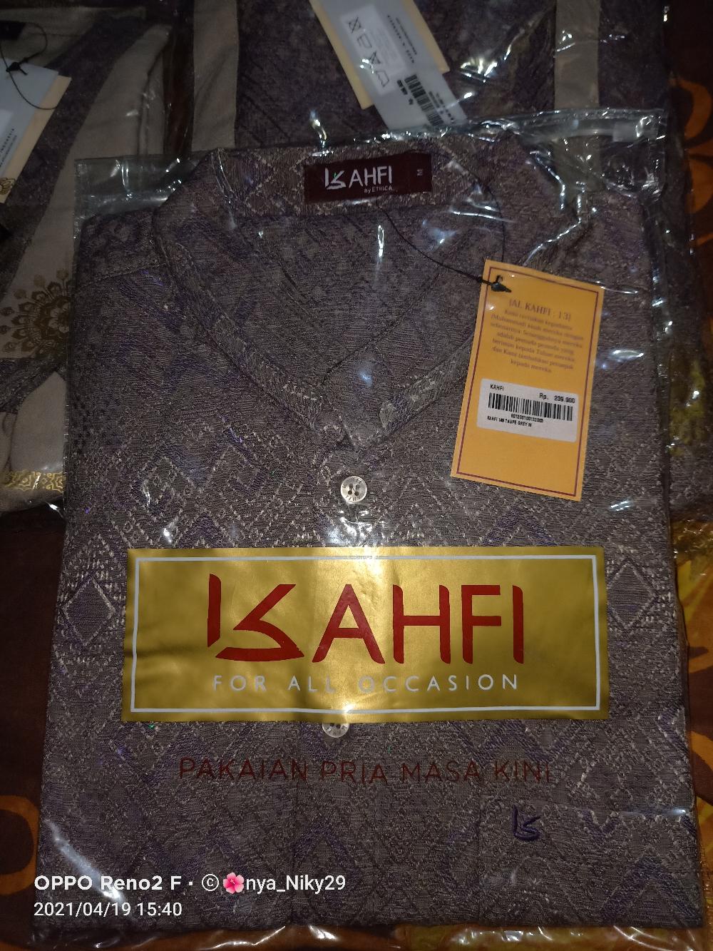 Sarimbit Couple Ethica Original Elfa 187 Taupe Grey