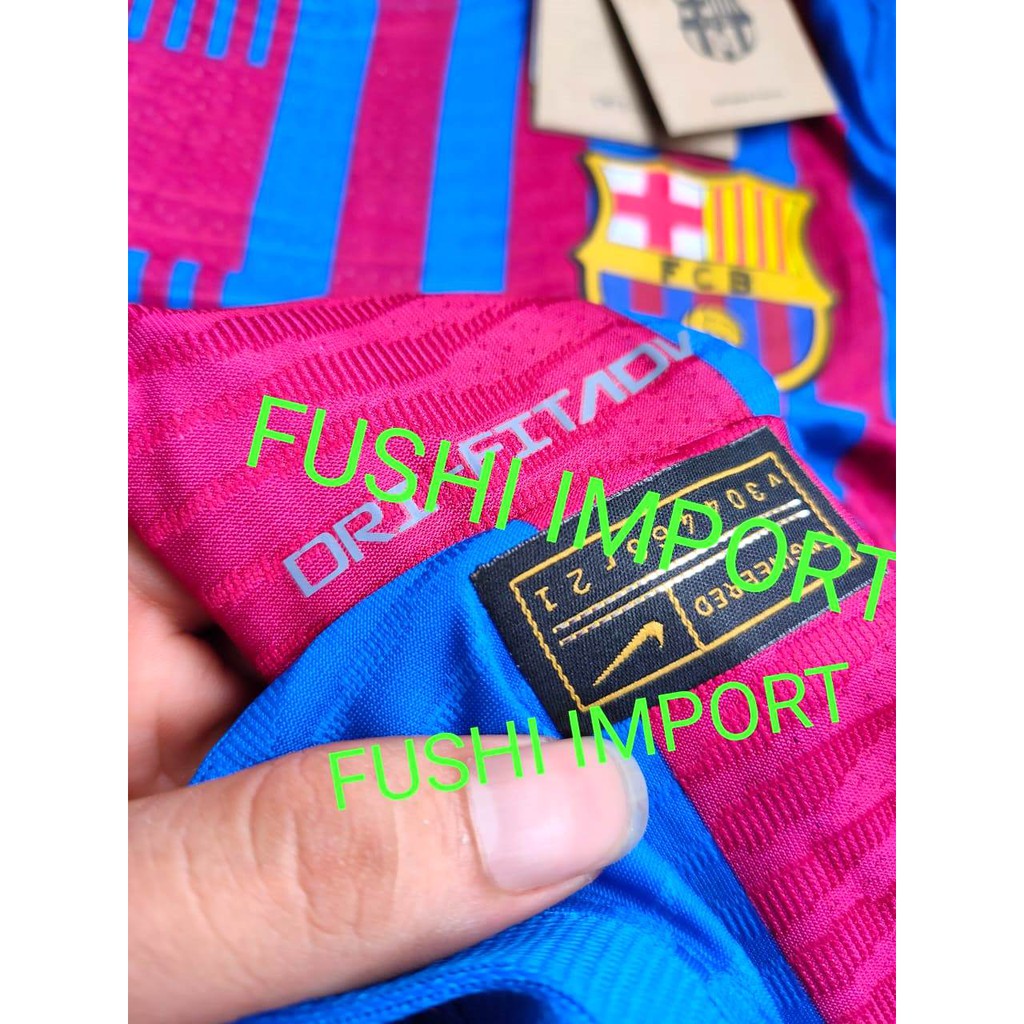 PLAYER ISSUE DRIFIT ADV - JERSEY BOLA BARCA HOME 2021-2022 VAPORKNIT HQ IMPORTS