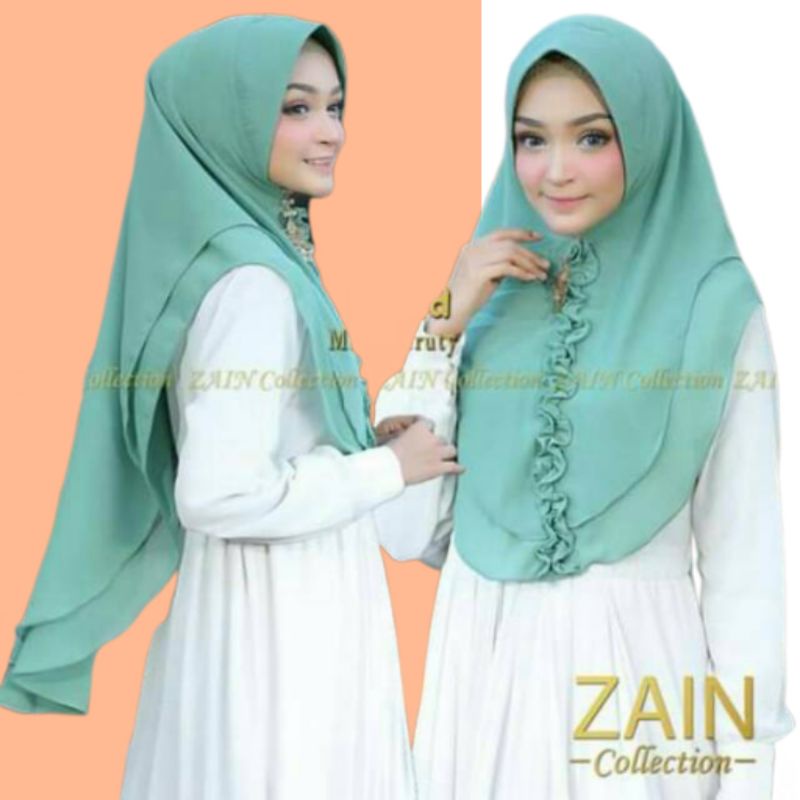 Hijab Khimar YASNA Jilbab Kerudung Krudung Bergo Instan Arrafi Zain Rabbani Zoya Elzatta Terbaru Ori