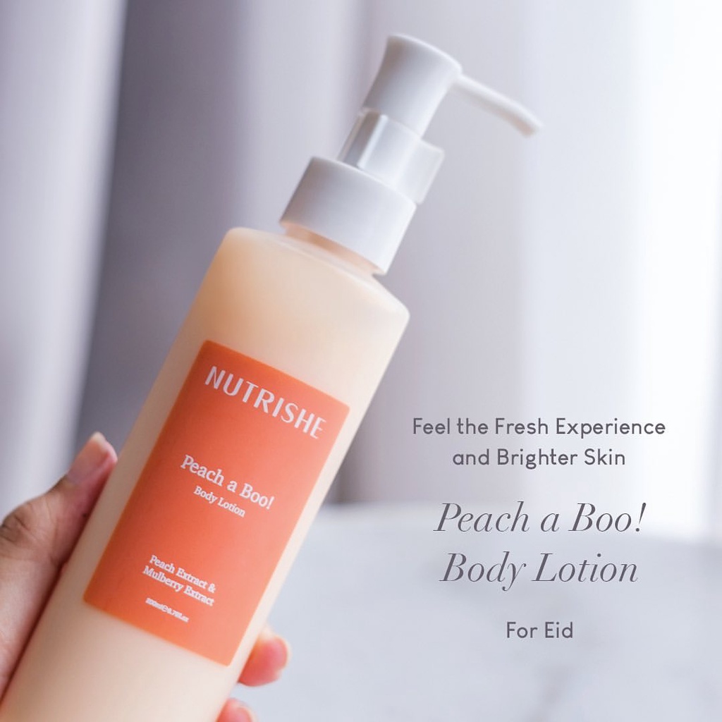★ BB ★ Nutrishe Peach A Boo! - Truly In Rose Body Lotion - Lotion