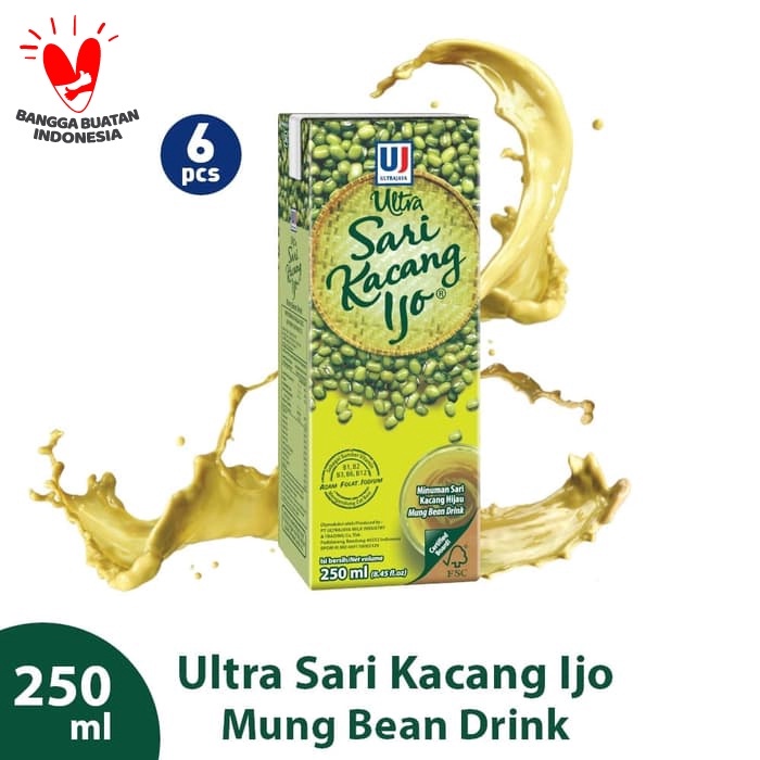 

tradisional-minuman- ultra sari kacang ijo 6x250ml -minuman-tradisional.