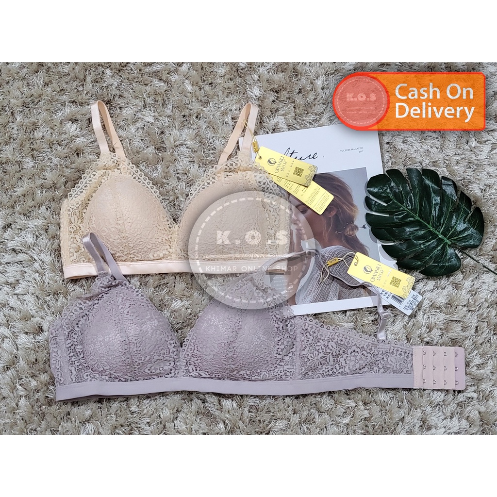 Bra bh busa tipis brukat cantik size 34-38