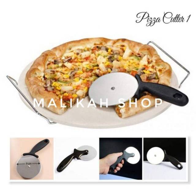 Pizza Cutter Satu Sisi / Pisau Pemotong Pizza Adonan Kue