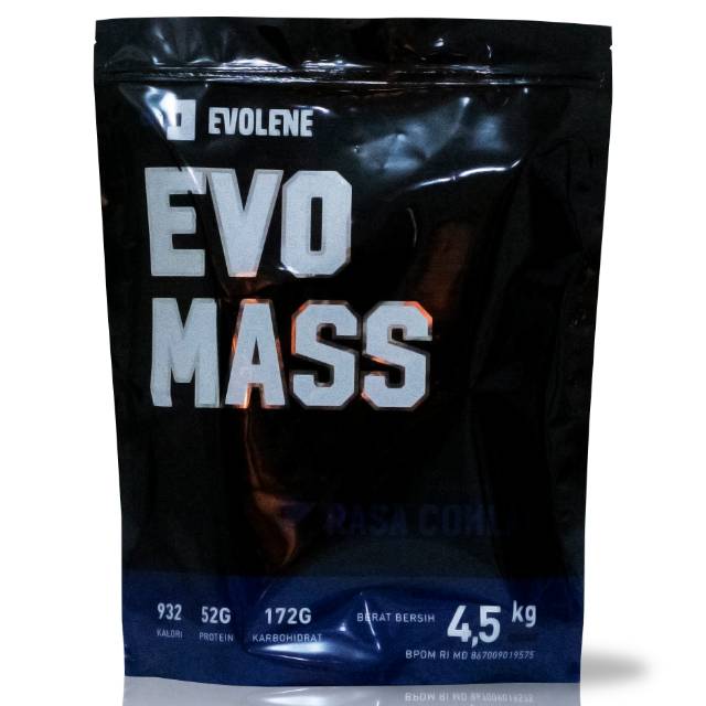 

Evomass 10 lb 10lbs 4.5 kg Gainer BPOM HALAL