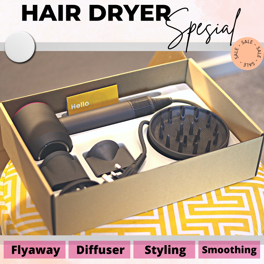 Hairdryer profesional super hairdryer inspired dyson Hair dryer perawatan salon alat pengering rambut