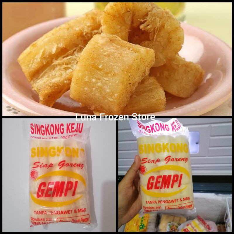 

Singkong Siap Goreng GEMPI Non MSG dan Pengawet / singkong salatiga singkong keju singkong enak