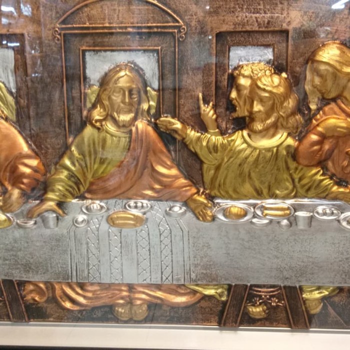 Pigura Perjamuan Kudus 3 D 130 X 50 Termurah