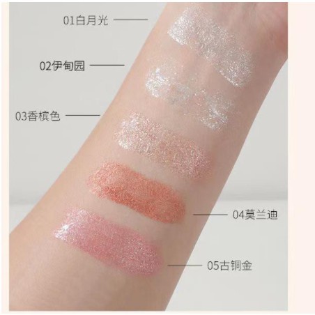 LAMEILA Glittering Liquid Eyeshadow 5 Warna DJ 1033