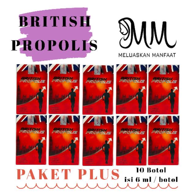 BRITISH PROPOLIS PAKET 10 BOTOL