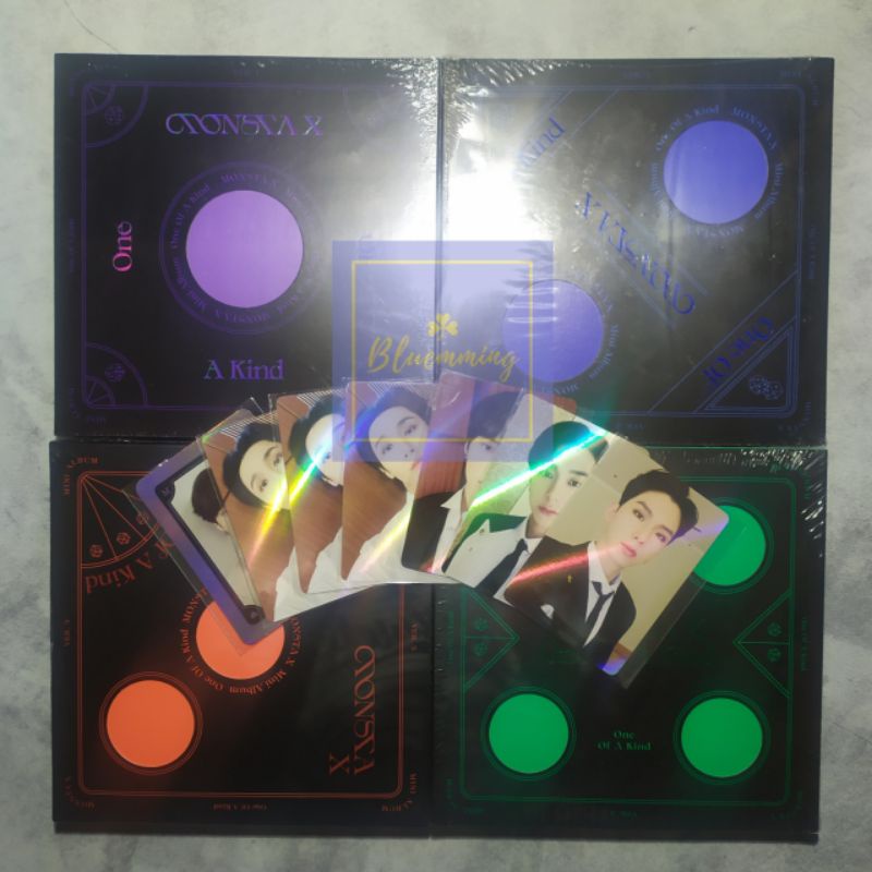 ALBUM MONSTA X ONE OF A KIND SEALED + WITHDRAMA BENEFIT FIRST PRESS