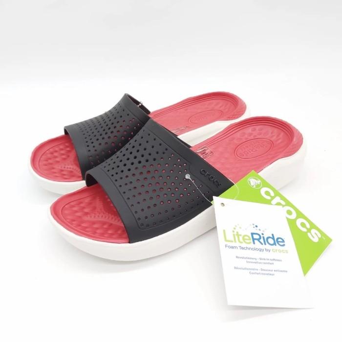 Sandal Crocs Pria Literide Slide Man Restock