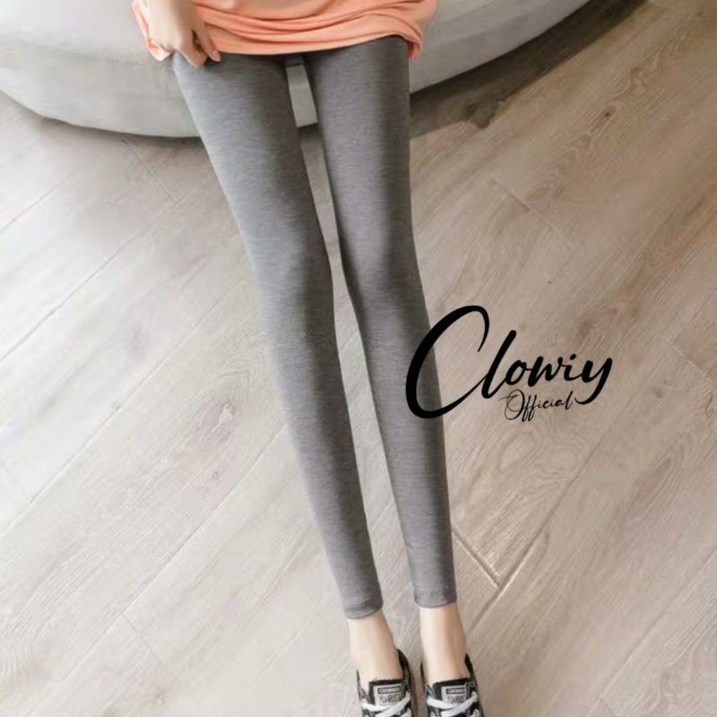 Legging soft Rayon Kaos L - XXXL/ Legging Panjang Bahan Kaos