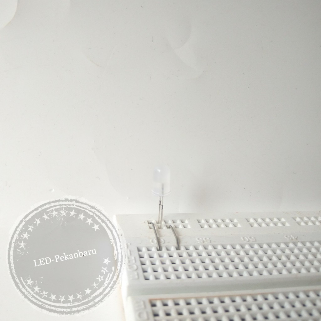 LED 5MM DIFFUSED WHITE / WARNA PUTIH F5