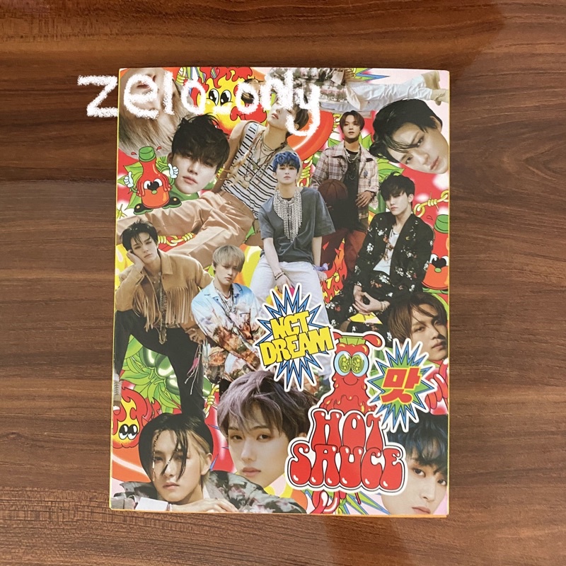 NCT Dream Full Album Hot Sauce Photobook PB Boring ver Album only ( Folded Poster FP Renjun )