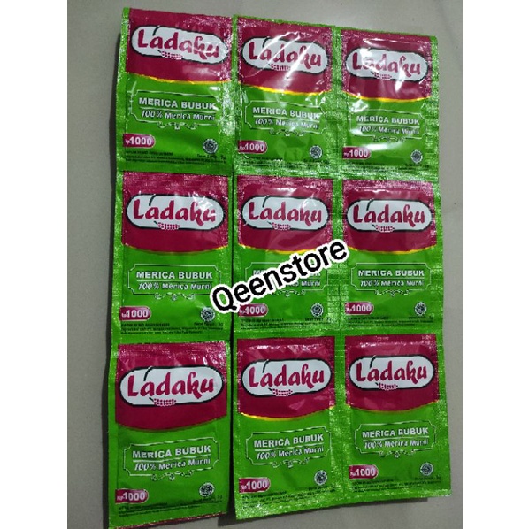 

Ladaku merica bubuk renteng 12 x 3gr renceng