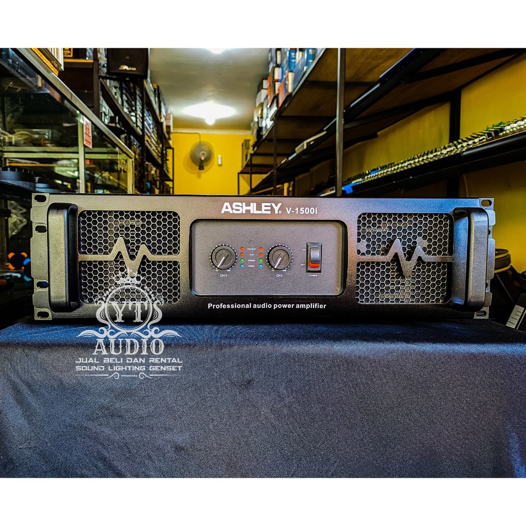 Power Amplifier Ashley V1500i 2x1500watt ORIGINAL Garansi Resmi