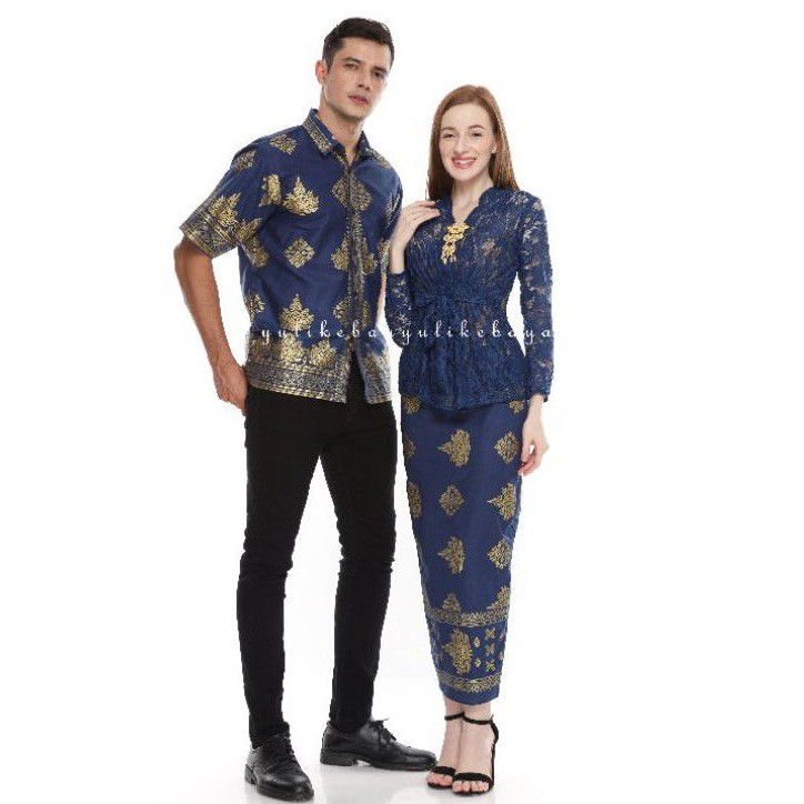 Set Kebaya Couple Batik Kondangan | Sarimbitan Batik Prada