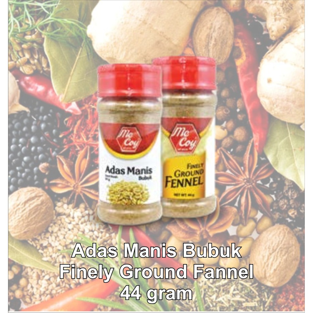 Adas Manis Bubuk 44gram MC COY PRODUCT