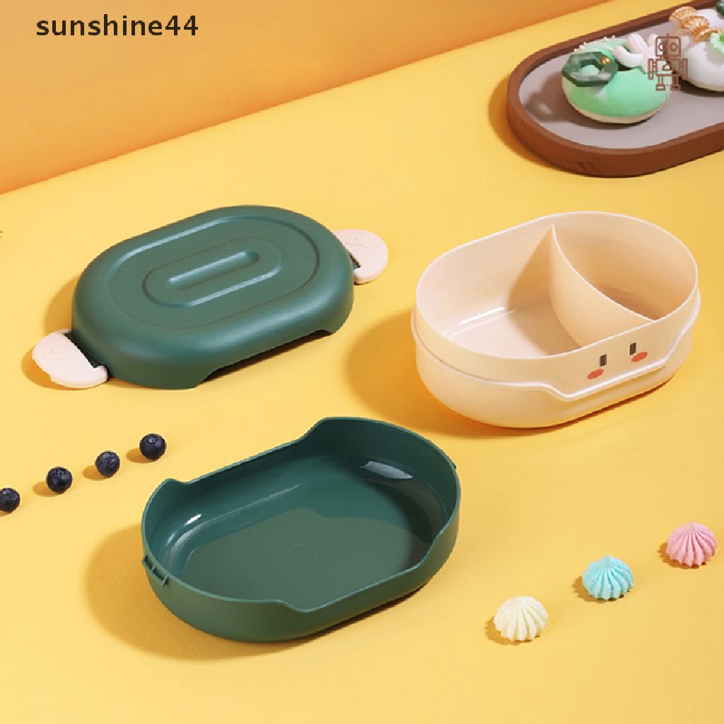 Sunshine Kotak Makan Siang 780ml Motif Kartun Anime Warna-Warni Untuk Anak Sekolah