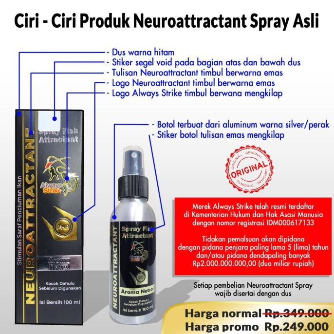 Neuroattractant Spray Fish Attractant Ikan Umpan Pancing Non Essen