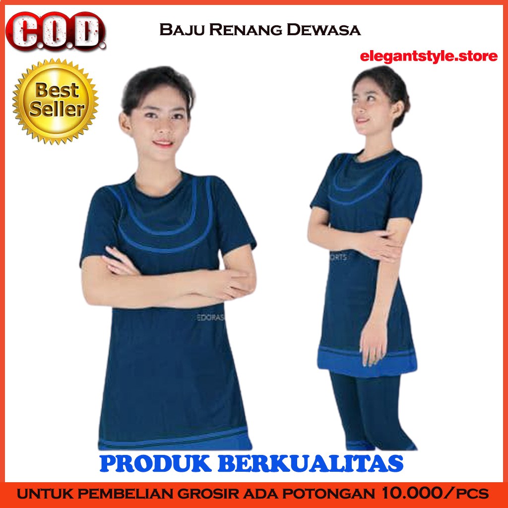 Baju Renang Wanita Dewasa Edora ESC - Baju Renang, M