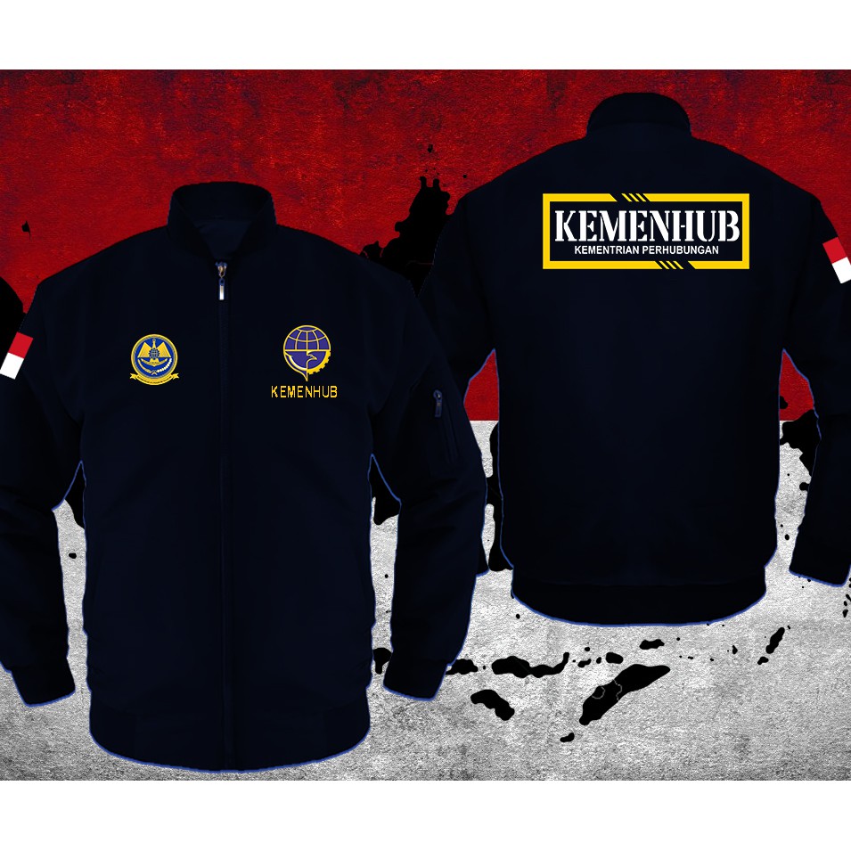 JAKET BOMBER KEMENHUB
