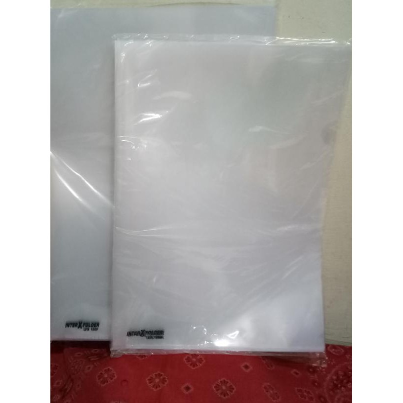 

Murah banget Map Plastik L / L Folder / Clear Sleeves A4 & F4 Isi 12 b Model Keren Ready.