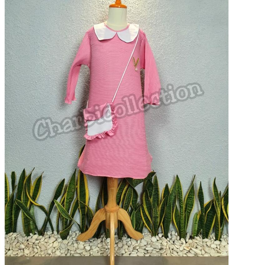 Dress Turun Naik Anak / Dress Turun Naik Viral / Baju Turun Naik Anak Viral / Baju Turun Naik Anak P