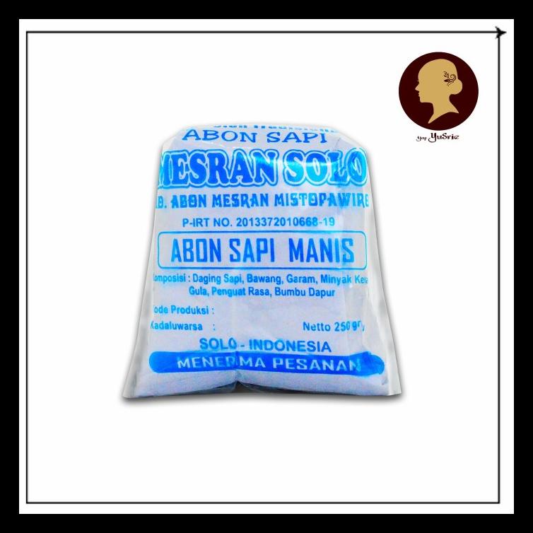 

ABON SAPI MESRAN MANIS 250GR OLEH TRADISIONAL KHAS SOLO ENAK GURIH - MANIS BERKUALITAS