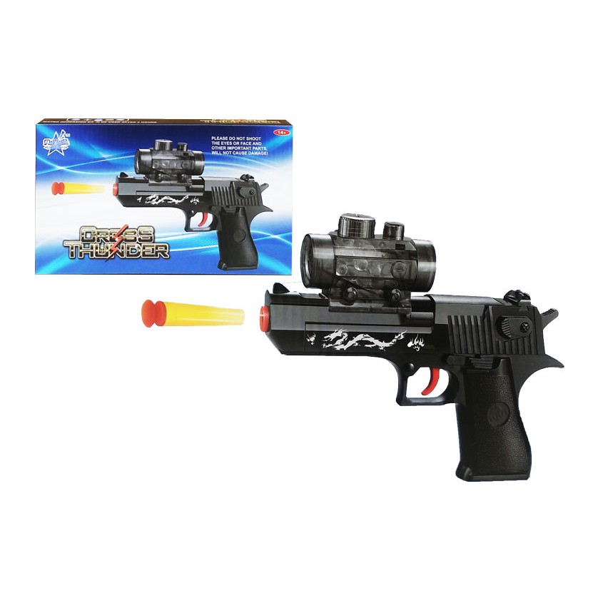 MAINAN PISTOL TEMBAK CROSS THUNDER - 702B