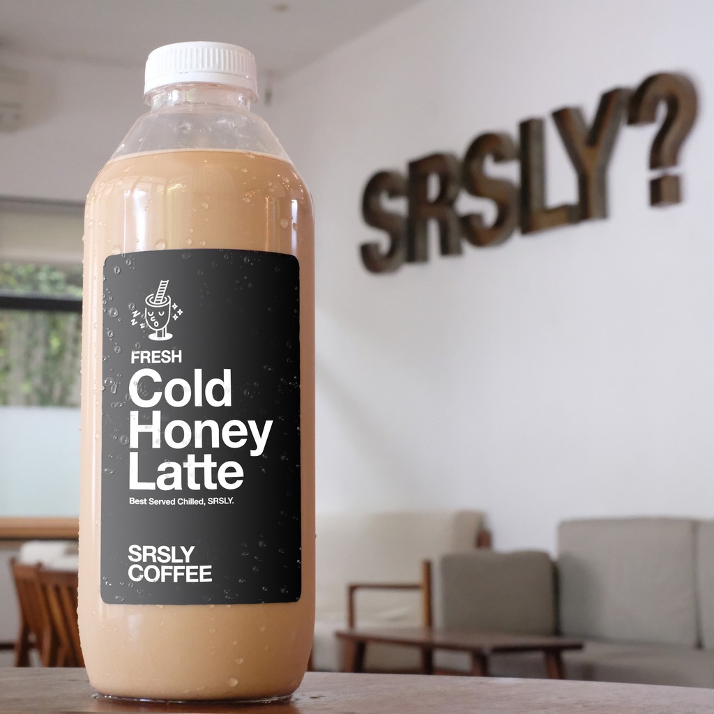 

HONEY LATTE by SRSLY Coffee - Botol Coffee - Kopi 1 Liter - Kopi Susu - Kopi Literan - Kopi Botolan