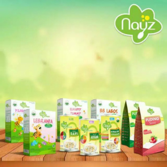 Nayz bubur beras / Nayz Bubur Bayi Organik / Nayz Bubur Tematik