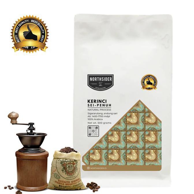

Kopi- BIJI KOPI ARABIKA KERINCI MT NATURAL - 500GR NORTHSIDER COFFEE - BIJI KOPI -Biji-Kopi.