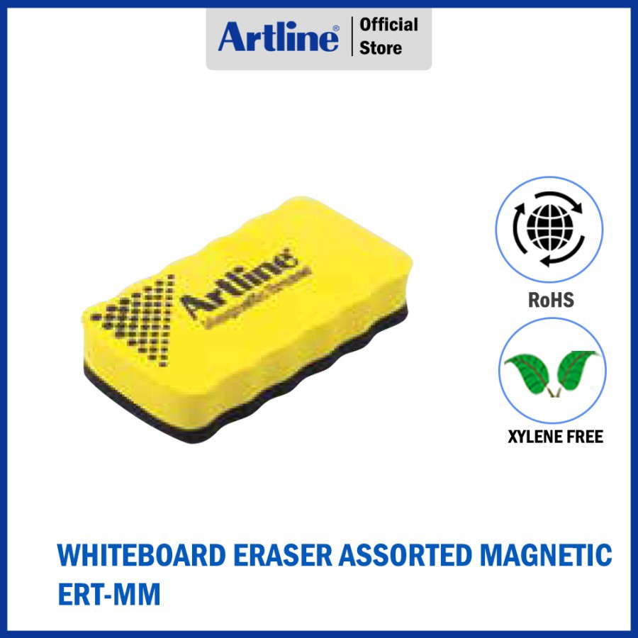 

PENGHAPUS ARTLINE WHITEBOARD ERASER ASSORTED MAGNETIC ERT-MM