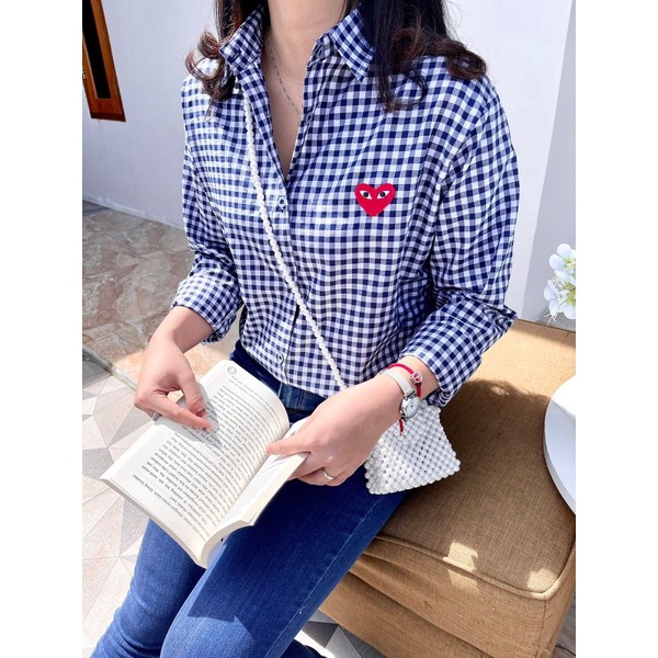 Kemeja Wanita / Kemeja Cewek / Kemeja cewek kekinian / kemeja wanita lengan panjang / Kemeja CDG