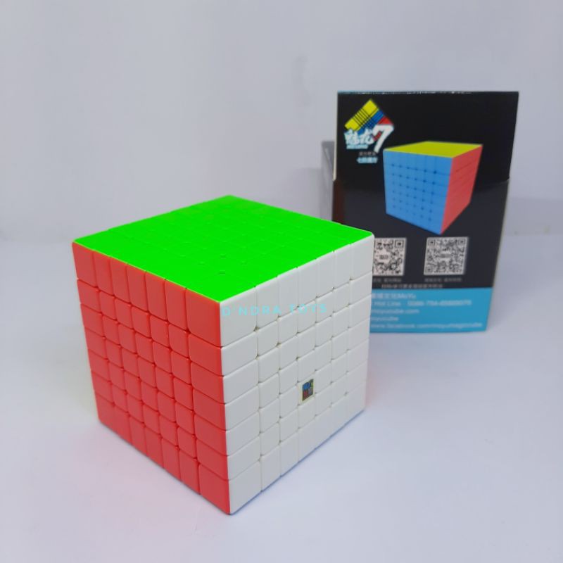 Rubik Moyu Meilong 7x7 Base Stickerless Mainan Rubik Kubus Speed Cube