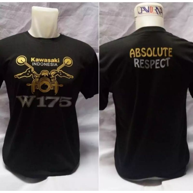 [COD] Kaos Kawasaki W 175 Indonesia Absolute Respect