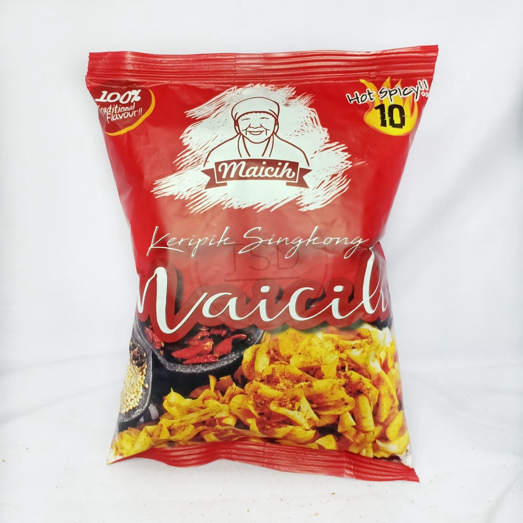 

KERIPING SINGKONG MAICIH - LEVEL 10 - KRIPIK SINGKONG PREMIUM MAICIH - 125GRAM - ASLI MAICIH - PEDAS DAUN JERUK ASIN