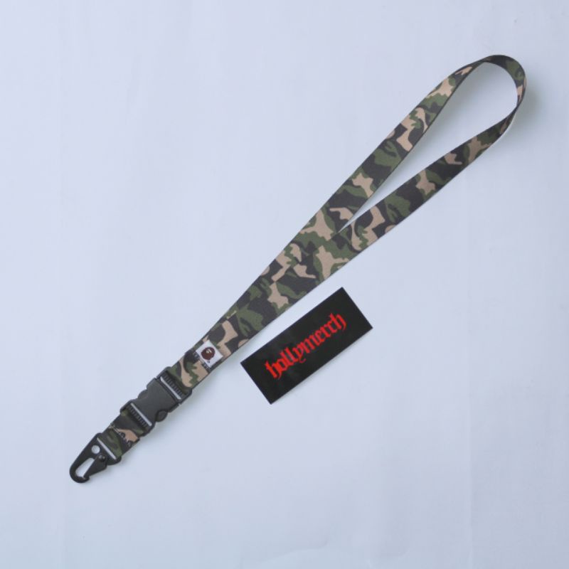 Lanyard gantungan army bape