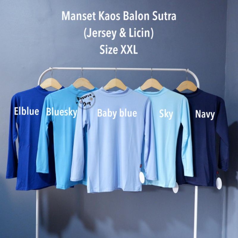 Manset Inner Kebaya Bahan Balon Sutra (Licin &amp; Tidak Tebal) Size XXL