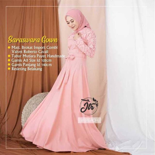 SARASWARA GOWN ,BAJU GAMIS MUSLIMAH