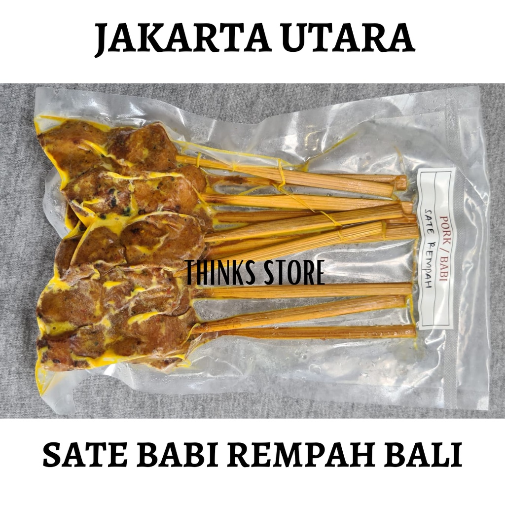 

SATE BABI BALI / ASLI BALI-REMPAH BALI 10 tusuk